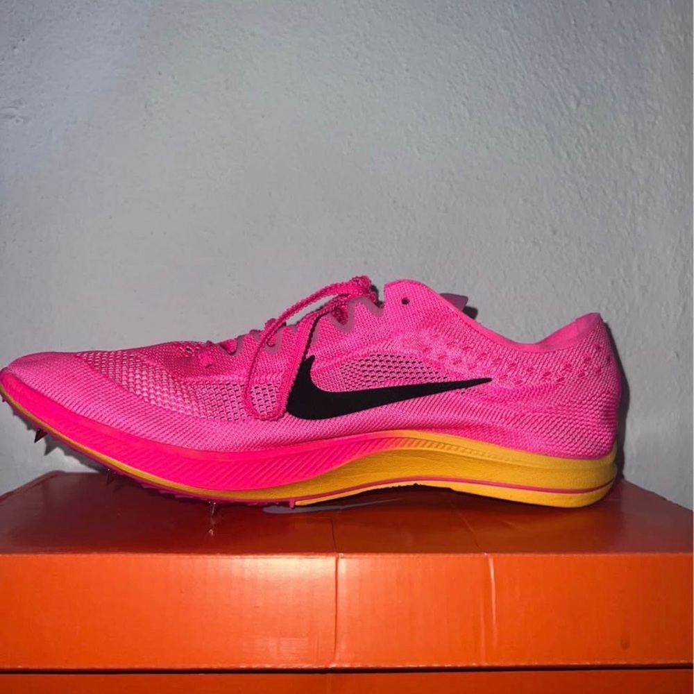 Nike Women's Vibrant Pink and Yellow Athletic Shoes